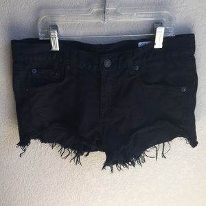 RAG & BONES Black Jean Shorts Size 24